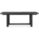 Plum Creek Ravenwood Black 104" Extendable Rectangular Dining Table