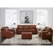 Langston Nutmeg Leather Living Room Set