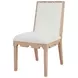 Lanister Cerused Oak Performance Fabric Dining Chair