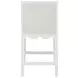 Lanister Matte White Performance Fabric Counter Height Stool