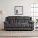 Laurelton Charcoal 90" Double Reclining Sofa