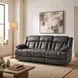 Laurelton Charcoal 90" Double Reclining Sofa