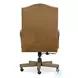 Rochelle Dark Blonde Leather Swivel Tilt Executive Chair