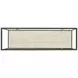 Harlow Bronze And White Travertine Stone Metal Console Table
