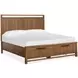 Conway Honey Wheat King Storage Panel Bed