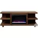 Laurel Canyon Oak Bourbon 65" Fireplace TV Stand