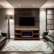 Laurel Canyon Oak Bourbon 65" Fireplace TV Stand