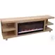 Laurel Canyon Natural 82" Fireplace TV Stand