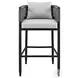 Alegria Black Outdoor Rectangular Counter Height Dining Room Set