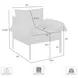 Bloom Brown Upholstered Accent Chair