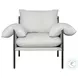 Bloom Soft Oat Performance Fabric Accent Chair