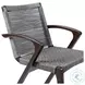 Brielle Grey Rope Outdoor Patio Dining Chair Set Of 2