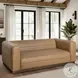Brea Brown Performance Fabric 91" Sofa