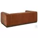Brea Brown Performance Fabric 91" Sofa