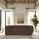 Brea Mocha Performance Fabric 91" Sofa