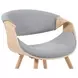 Butterfly Oak and Gray Upholstered Dining Chair