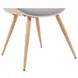 Butterfly Oak and Gray Upholstered Dining Chair