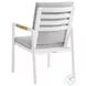 Crown Light Gray Outdoor Dining Chair Set of 2