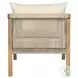 Cypress Ivory Outdoor Patio Chair