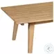 Cypress Blonde Outdoor Patio Coffee Table