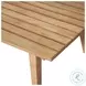 Cypress Blonde Outdoor Patio Coffee Table