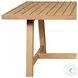 Cypress Blonde Outdoor Patio Dining Table