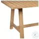 Cypress Blonde Outdoor Patio Dining Table