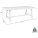 Cypress Blonde Outdoor Patio Dining Table