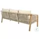 Cypress Ivory Outdoor 75" Patio Sofa