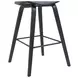 Fox Black and Speckled Blue Upholstered Bar Stool