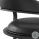 Gardenia Vintage Black Swivel Bar Stool