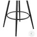 Gardenia Vintage Black Swivel Bar Stool