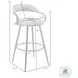 Gardenia Vintage Black Swivel Bar Stool