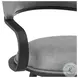 Gardenia Vintage Gray Swivel Bar Stool