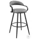 Gardenia Vintage Gray Swivel Bar Stool