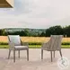 Grenada Beige Outdoor Dining Chair Set of 2