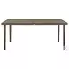 Grenada Gray Aluminum Outdoor Rectangle Dining Table