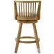 Harper Ivory Fabric Swivel Bar Stool
