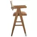 Harley Brown Upholstered Bar Stool