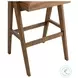 Harley Brown Upholstered Bar Stool