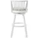 Harper Fog Fabric Swivel Bar Stool