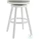 Harper Fog Fabric Swivel Bar Stool