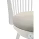 Harper Fog Fabric Swivel Bar Stool