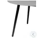 Kylie Black Eucalyptus Outdoor 47" Round Dining Table