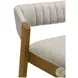 Landyn Slip Gray Bar Stool with Amber Glow Frame