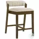 Landyn Ecru Counter Height Stool with Sepia Brown Frame
