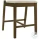 Landyn Ecru Bar Stool with Sepia Brown Frame