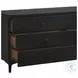 Legend Black Glaze 6 Drawer Dresser
