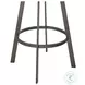 Marcie Vintage Black Swivel Counter Height Stool