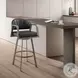 Marcie Vintage Black Swivel Bar Stool